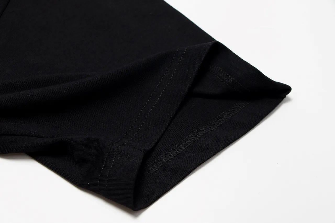 P150 Chrome Hearts Chrome Hearts Sanskrit Letter Foam Printed Short Sleeves Size: SMLXL Color: Black White Gray